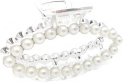 ΜΕΤΑΛΛΙΚΟ ΚΛΑΜΕΡ ΑΣΗΜΙ ΜΕ ΠΕΡΛΕΣ (ΜΙΚΡΟ ΜΕΓΕΘΟΣ ΟΒΑΛ )